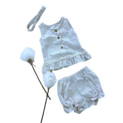 CONJUNTO DE LINO CON VINCHA